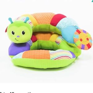 Infantino PROP-A-PILLAR TUMMY TIME & SEATED SUPPORT GREEN 0+ seat